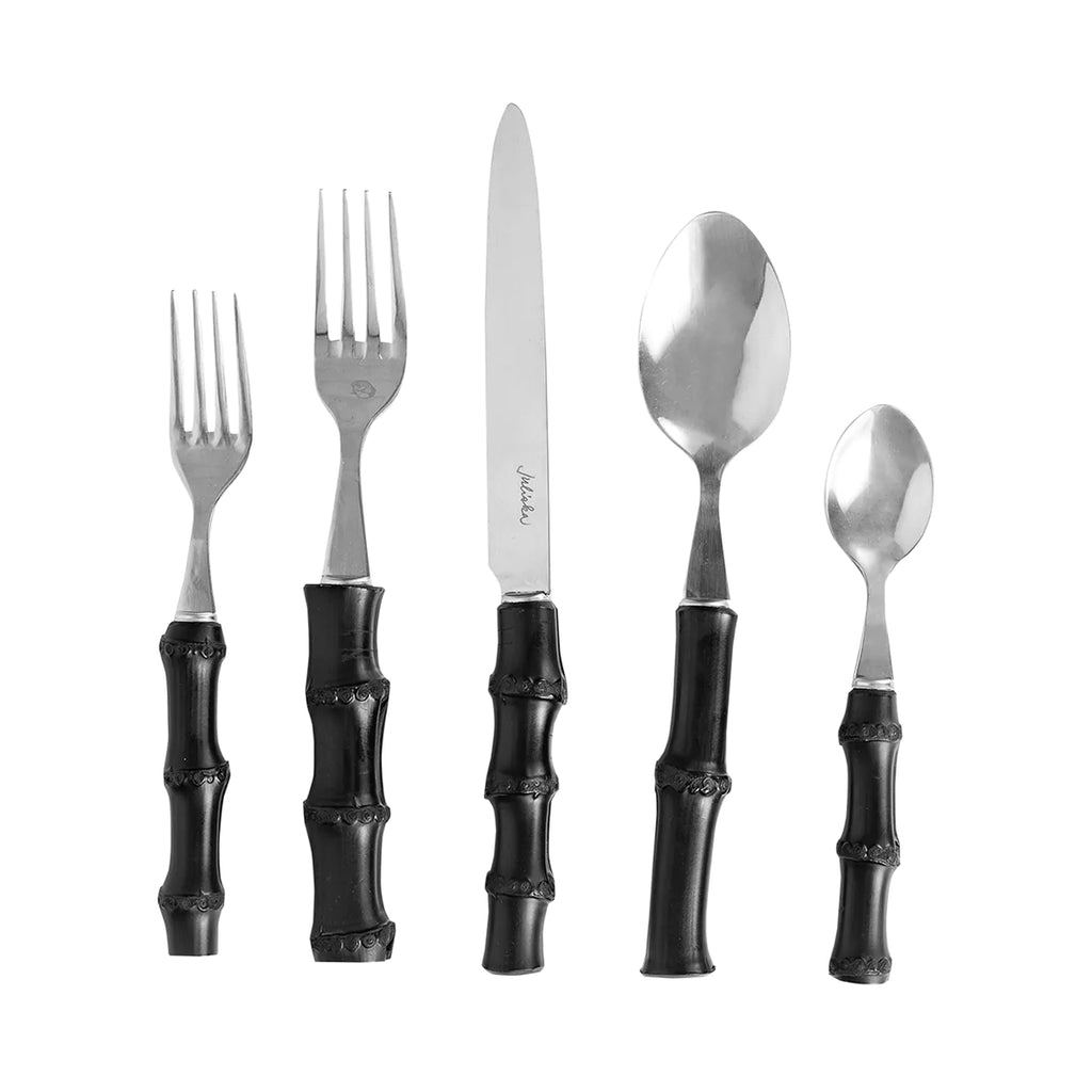 Juliska Black Bamboo 5 pc. Place Setting - Charles Mayer