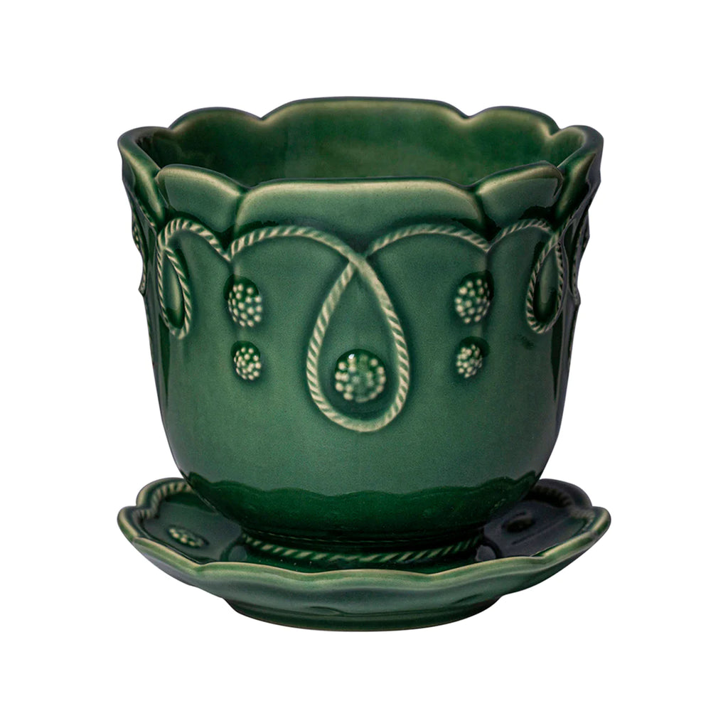 Juliska & Veronica Beard Jardins Du Monde Green 5.5" Planter - Charles Mayer