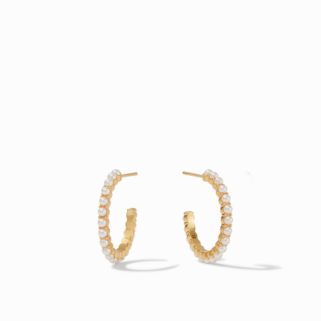 Juliet Pearl Hoop Earring - Charles Mayer