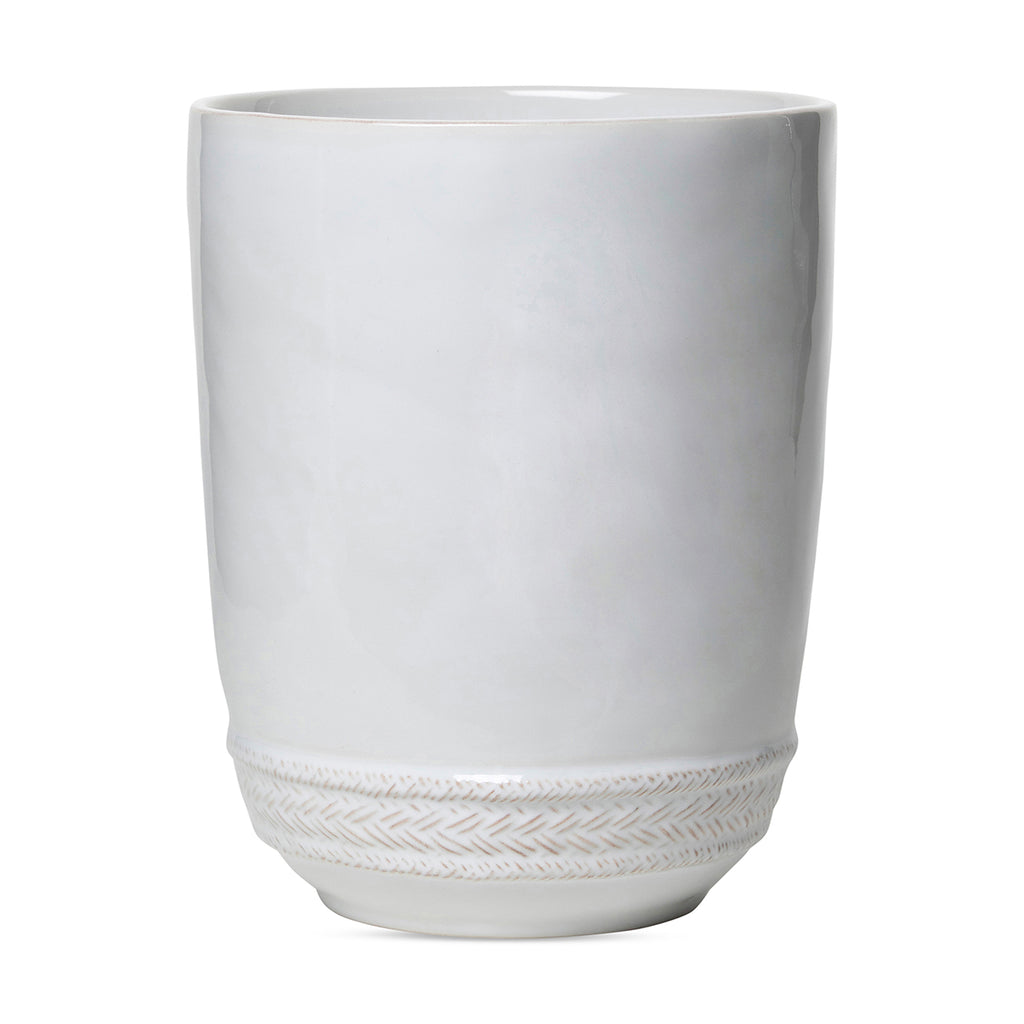 Juliska Le Panier Whitewash Wastebasket - Charles Mayer