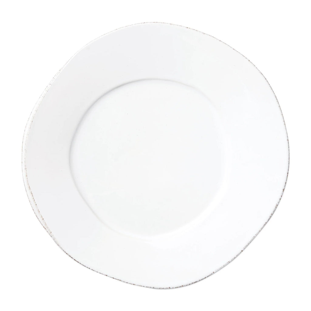 Vietri Lastra White Dinner Plate - Charles Mayer