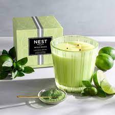 Nest Fragrances Lime Zest & Matcha 3 Wick Candle - Charles Mayer