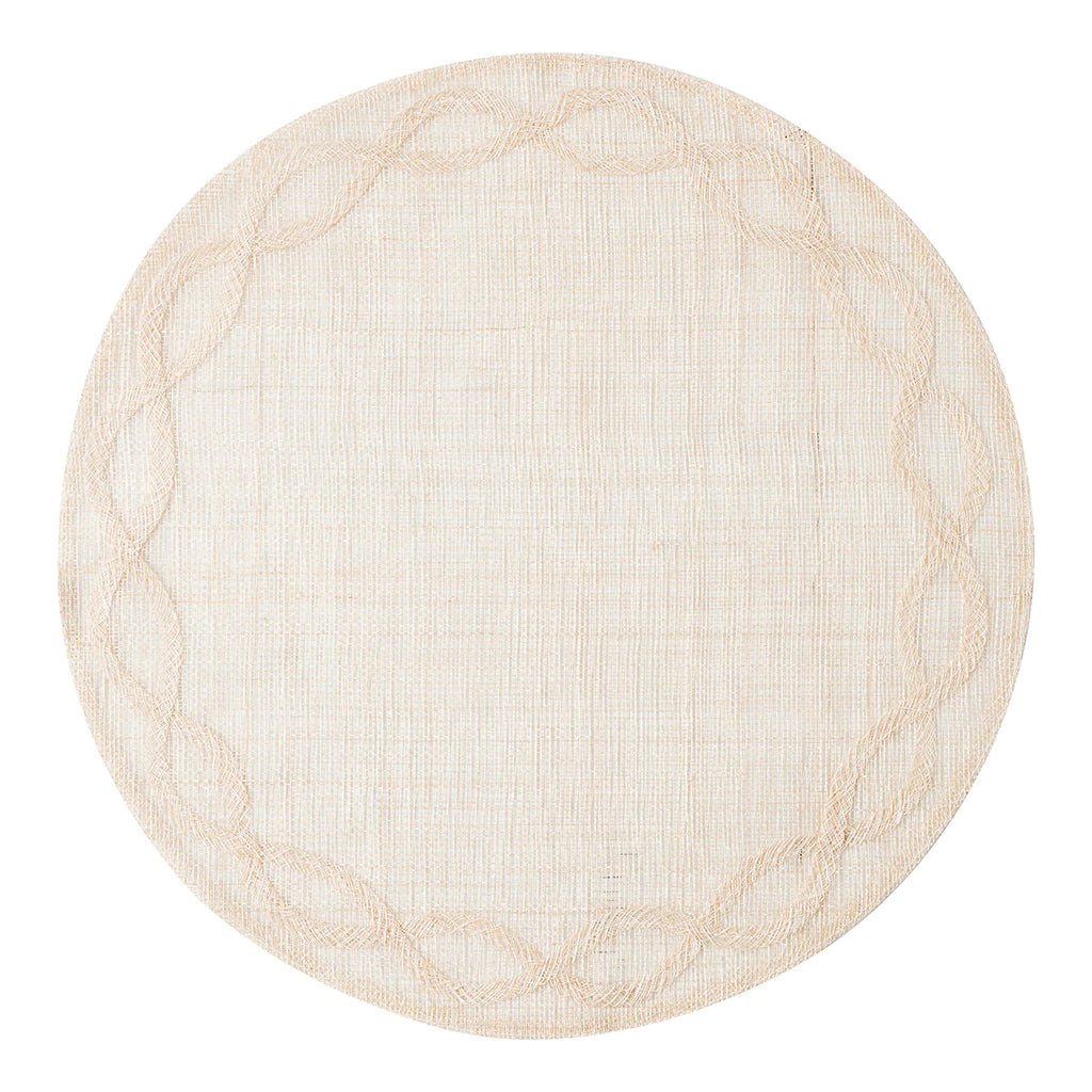 Juliska Tuileries Garden Natural Placemat - Charles Mayer