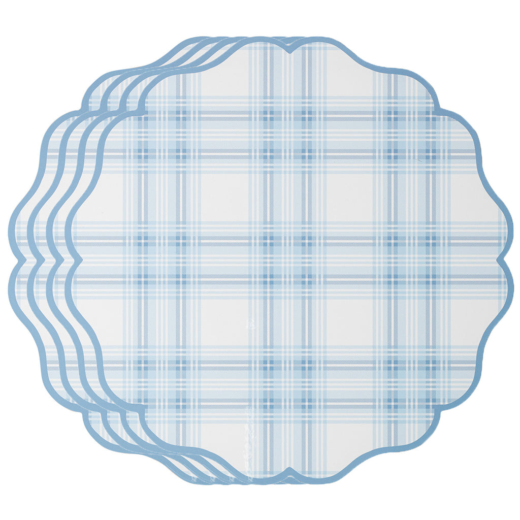 Juliska Tartan Chambray Placemat, Set Of 4 - Charles Mayer