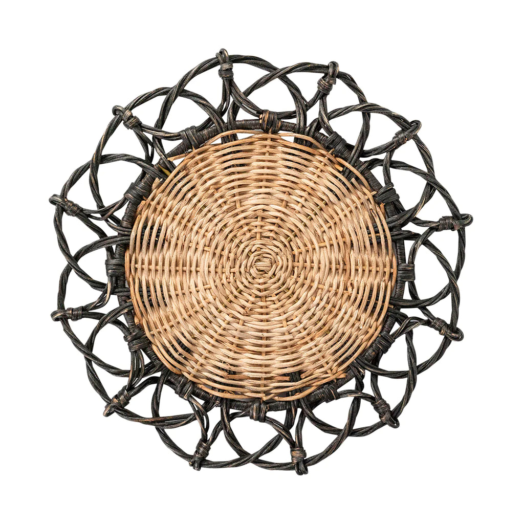 Juliska Black Provence Rattan Placemat - Charles Mayer