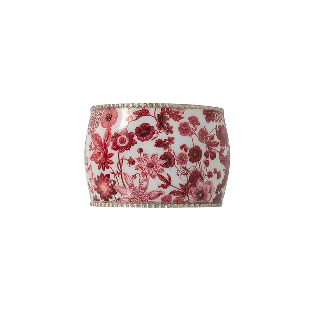 Juliska Field Of Flowers Ruby Napkin Ring - Charles Mayer
