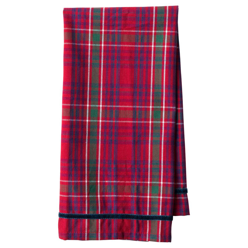 Juliska Red Tartan Tea Towel - Charles Mayer
