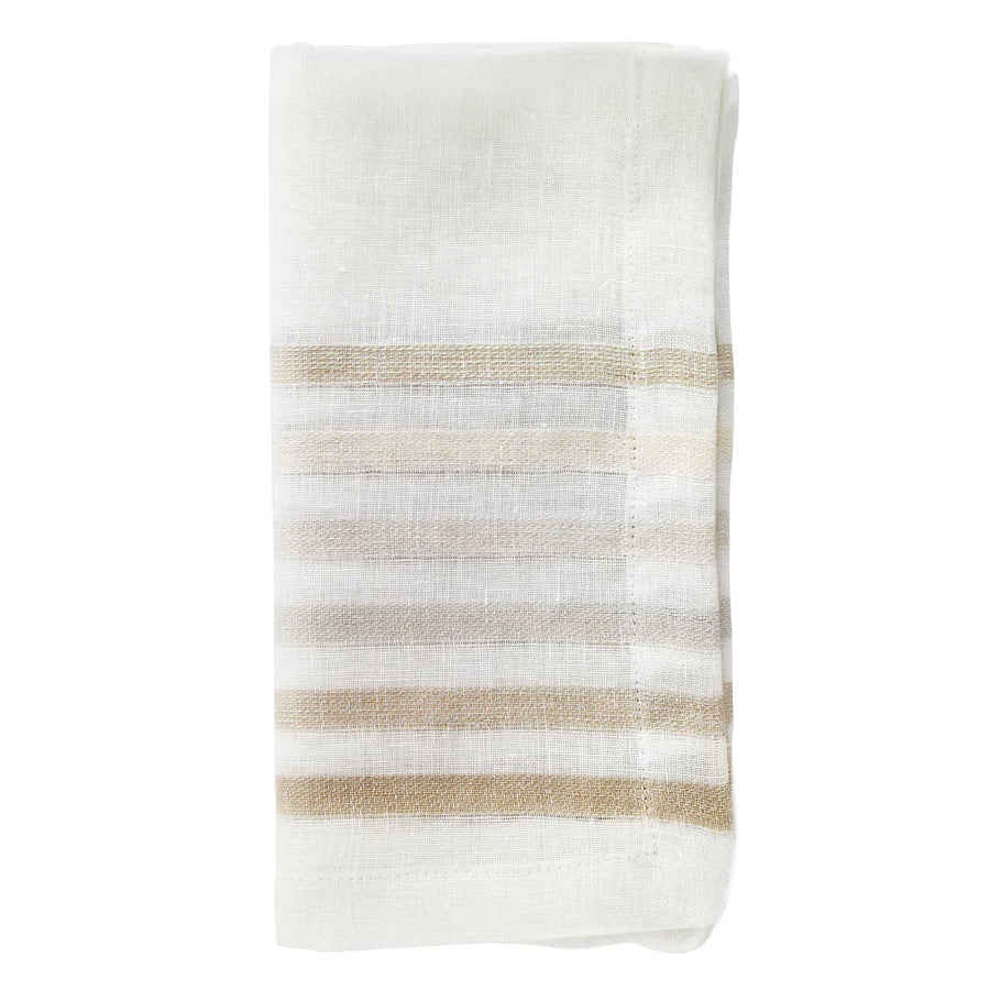 Bodrum Logan Beige Napkin - Charles Mayer