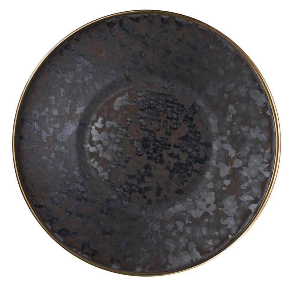 Jaune De Chrome Aguirre Gold Tea Saucer - Charles Mayer