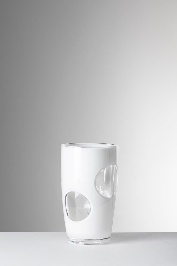 Mario Luca Giusti Fisheye Acrylic White Highball - Charles Mayer