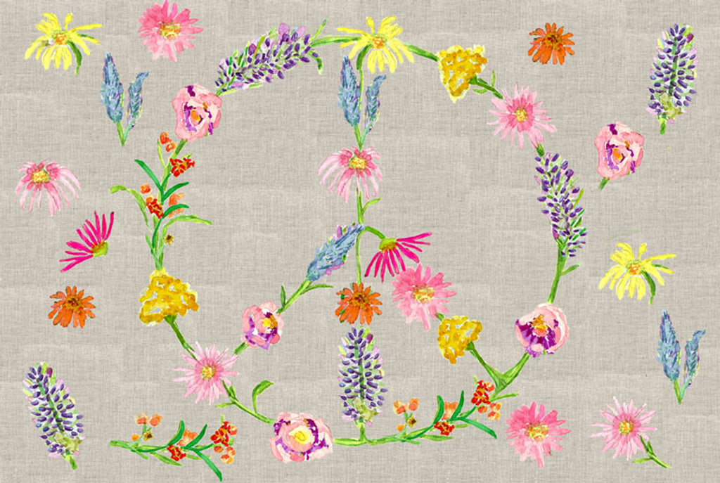 French Graffitti Paper Placemat, Assorted - Charles Mayer