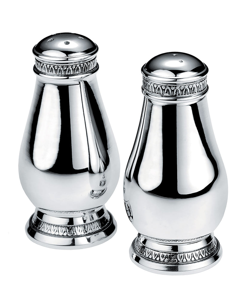 Christofle Malmaison Silver Plate Salt & Pepper - Charles Mayer
