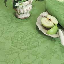 Garnier Thiebaut Mille Charmes Vert Coated Tablecloth, 69*69 - Charles Mayer