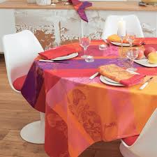 Garnier Thiebaut Mille Rubans Round Tablecloth, 69" - Charles Mayer