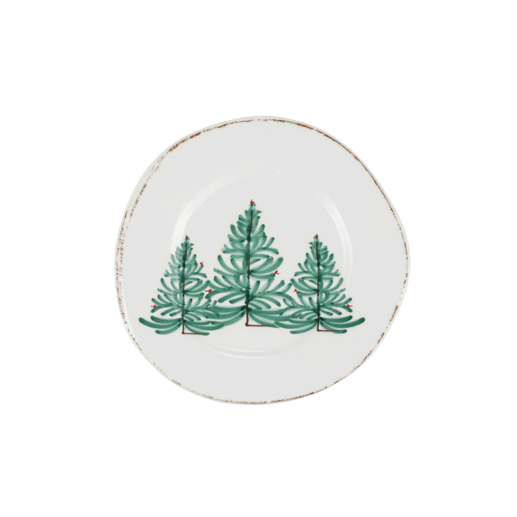 Vietri Lastra Holiday Melamine Salad Plate - Charles Mayer