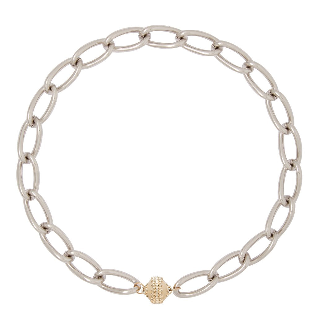 Clara Williams Lasalle Rhodium Necklace - Charles Mayer