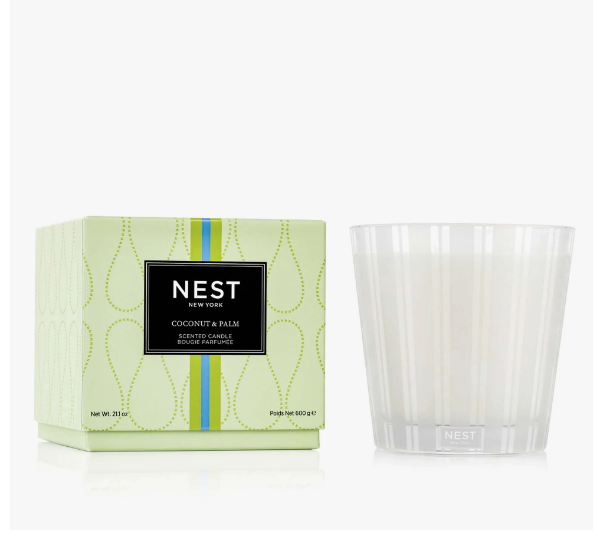Nest Fragrances Coconut & Palm 3-Wick Candle - Charles Mayer
