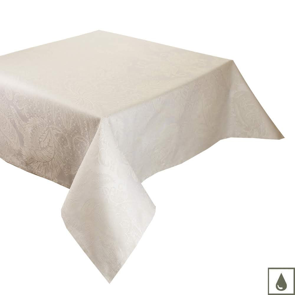 Garnier Thiebaut Mille Isaphire Parchemin Tablecloth, 69*69,Coated - Charles Mayer