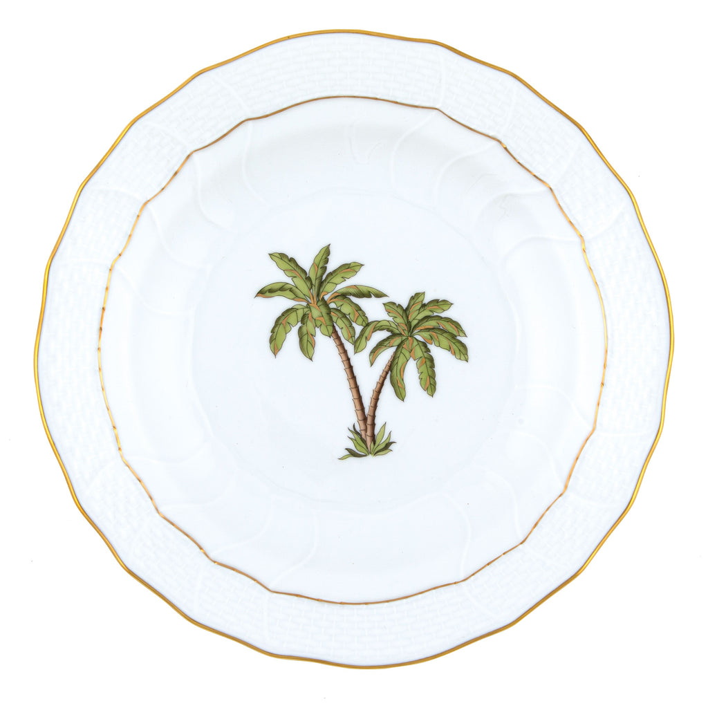 Herend Palm Tree Dessert Plate - Charles Mayer