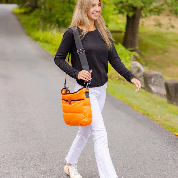 Pretty Rugged Orange Pretty Puffer Bag - Charles Mayer