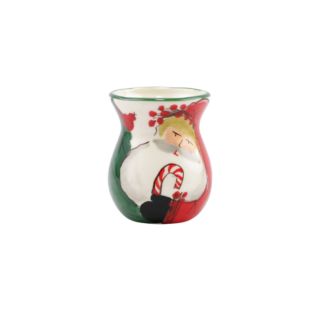 Vietri Old St. Nick Bud Vase - Charles Mayer