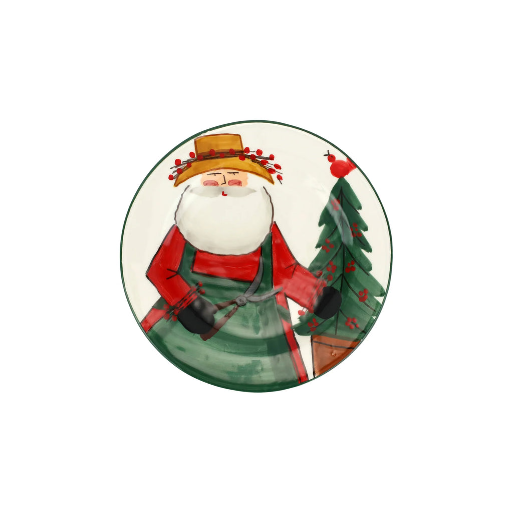 Vietri Old St. Nick 2022 Limited Edition Salad Plate - Charles Mayer