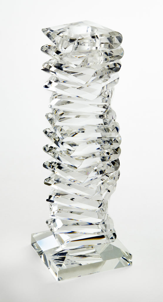 Tizo Design Small Individual Crystal Twisted Candleholder - Charles Mayer