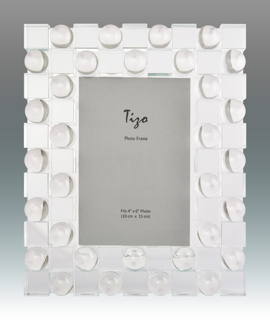 Tizo Design Crystal Sphere In Square Frame, 4*6 - Charles Mayer