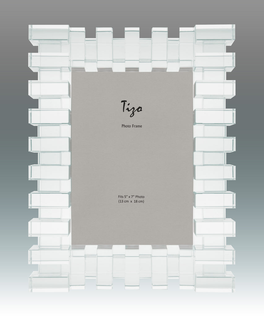 Tizo Design Crystal Glass Frame, 5*7 - Charles Mayer