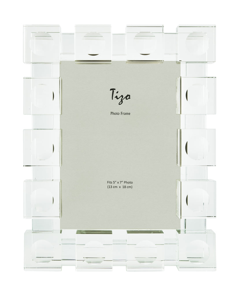 Tizo Design Crystal Cube Frame, 5*7 - Charles Mayer