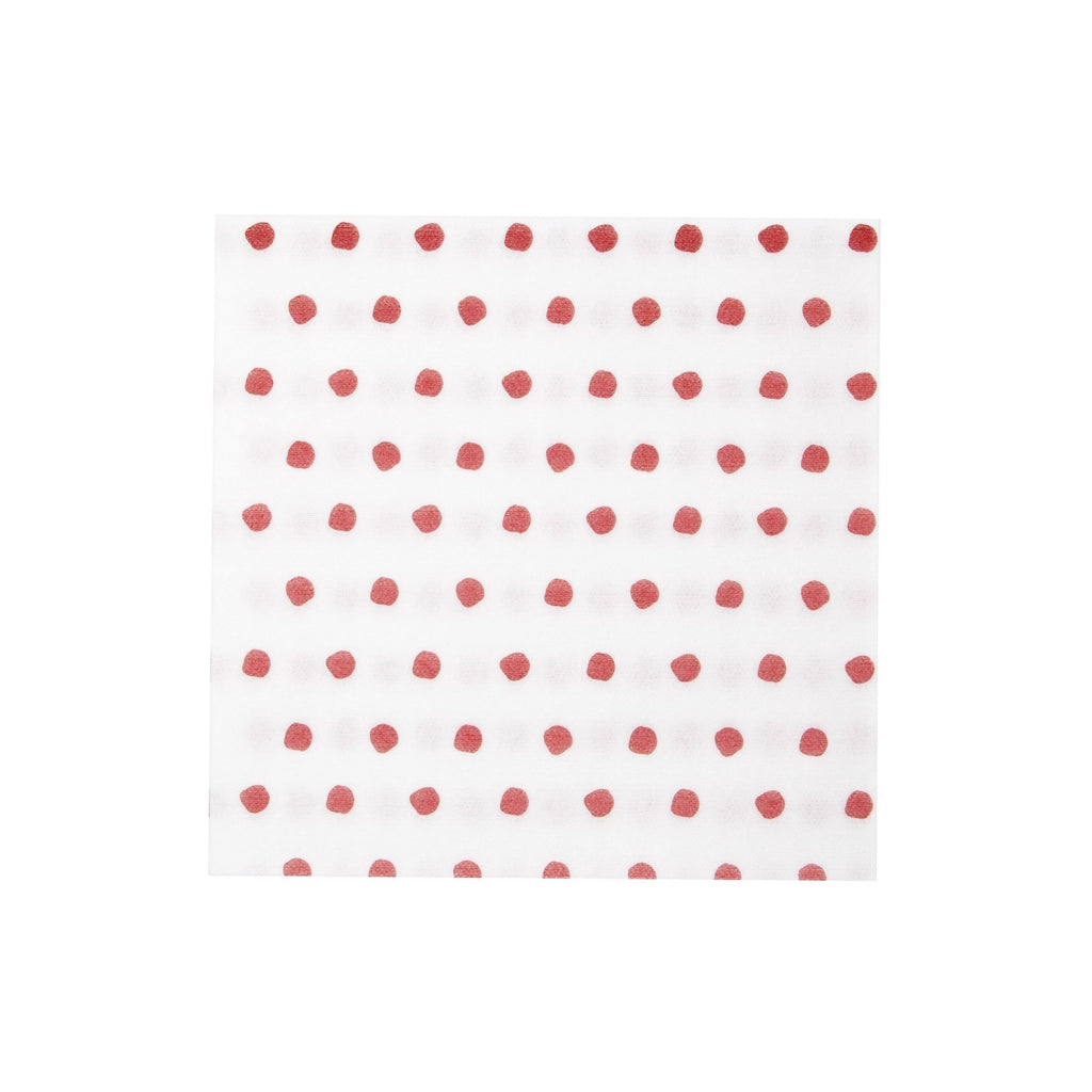 Vietri Papersoft Red Dot Dinner Napkins - Charles Mayer