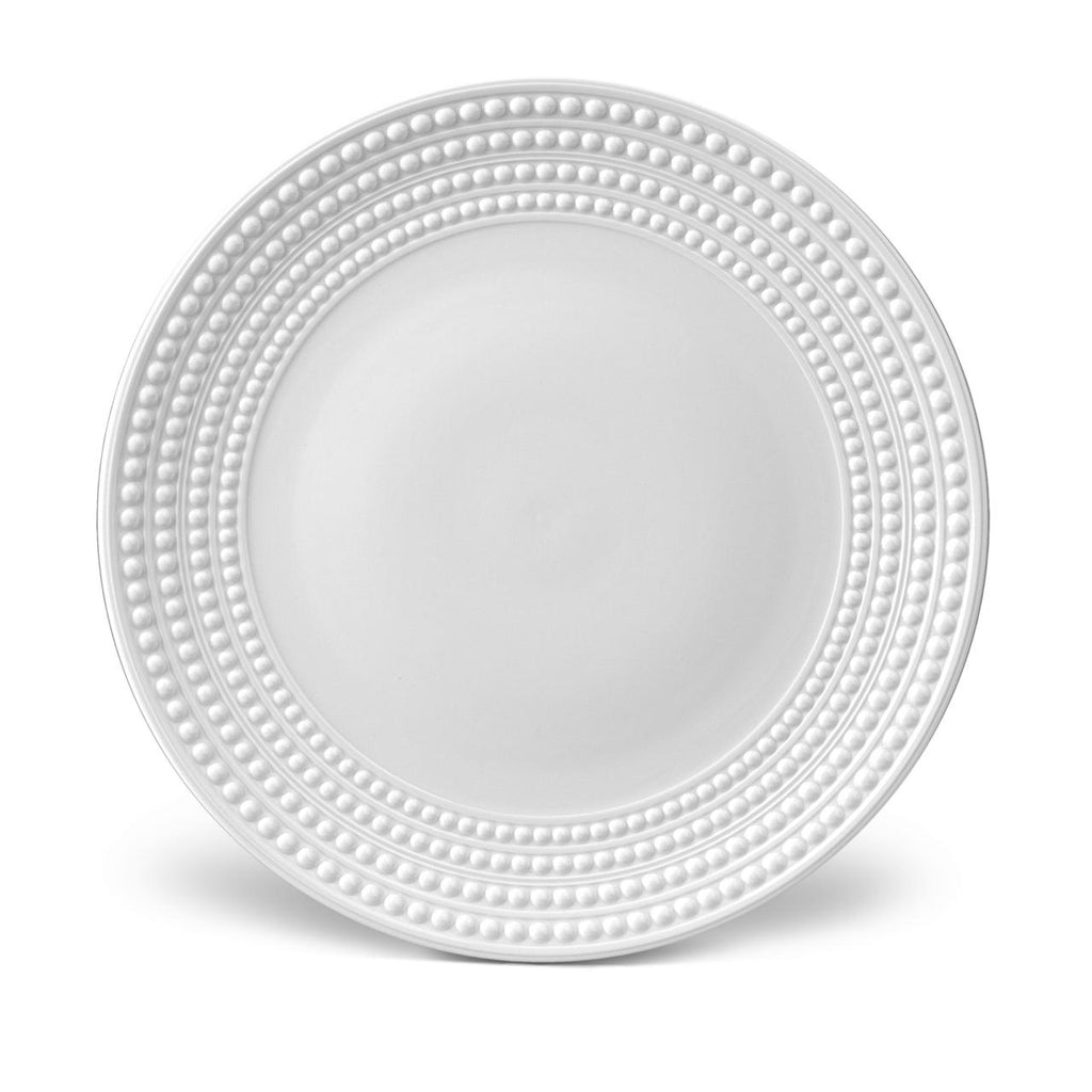 L'Objet Perlee White Charger - Charles Mayer