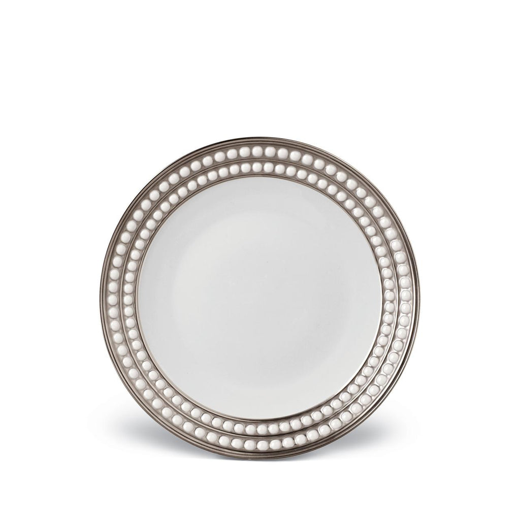 L'Objet Perlee Platinum Dessert Plate - Charles Mayer