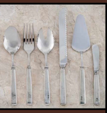 Julie Wear Designs Legacy Pewter President Carving Fork & Knife Set - Charles Mayer