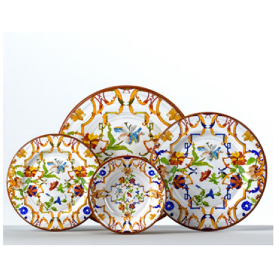 Mario Luca Giusti Pancale White Melamine Bowl - Charles Mayer