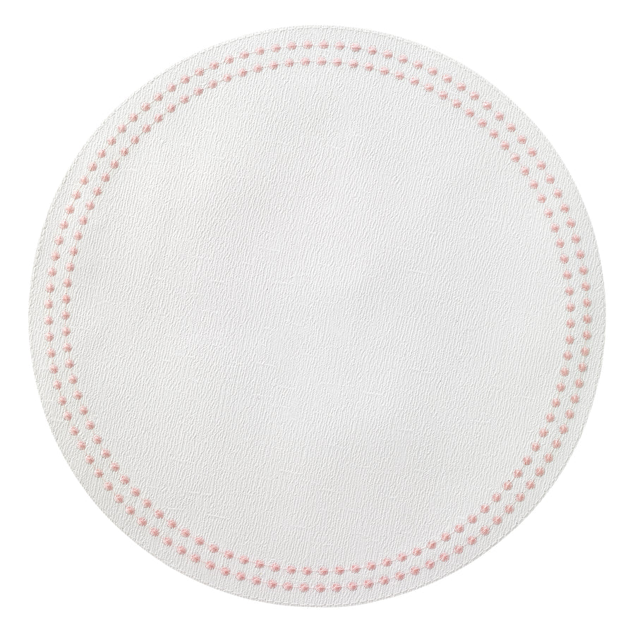Bodrum Pearls Pure White Rose Placemat - Charles Mayer