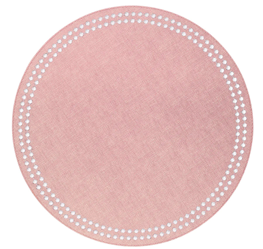 Bodrum Pearls Rose/White Placemat - Charles Mayer