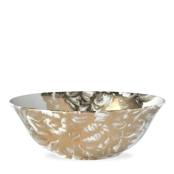 Caskata Peony Gold 9.5" Medium Bowl - Charles Mayer