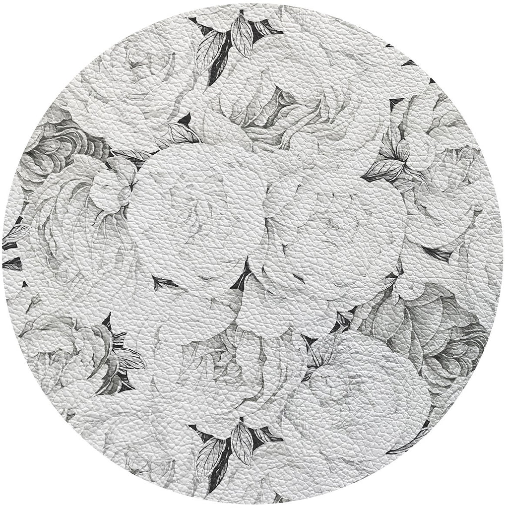 Nicolette Mayer Peony Passion Black / White Coaster Set - Charles Mayer