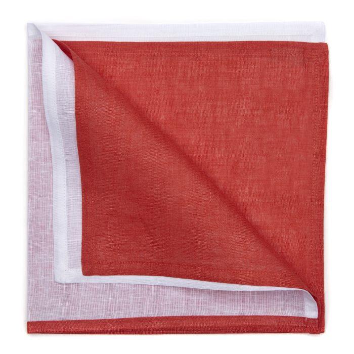 Deborah Rhodes Resort 2-Tone Coral Napkin - Charles Mayer