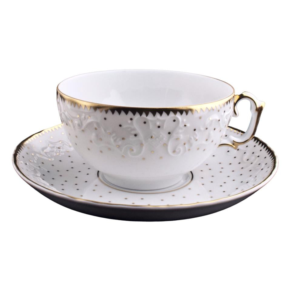 Anna Weatherley Simply Anna Polka Gold Tea Cup - Charles Mayer