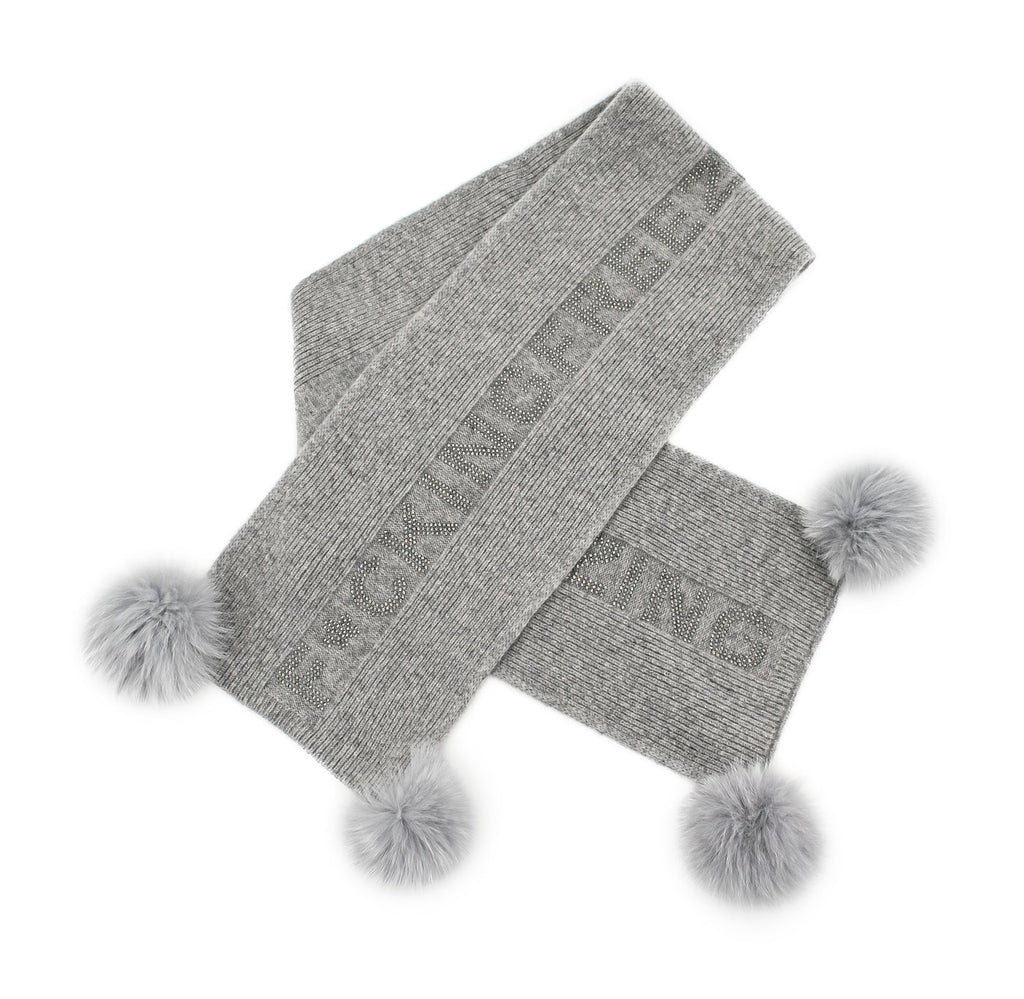 Mitchie's Matchings F*cking Freezing Knitted Scarf, Assorted - Charles Mayer