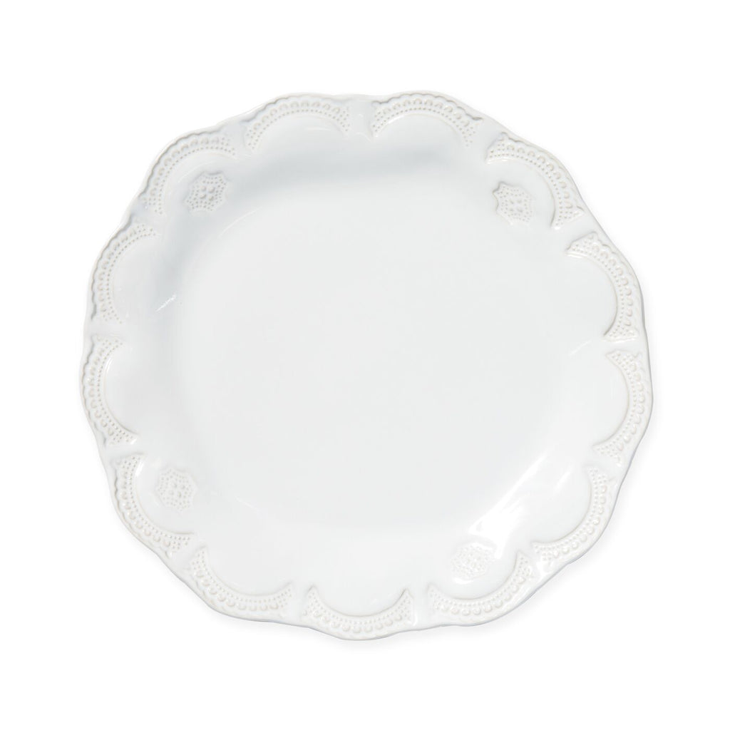 Vietri Incanto Stone White Lace Salad Plate - Charles Mayer