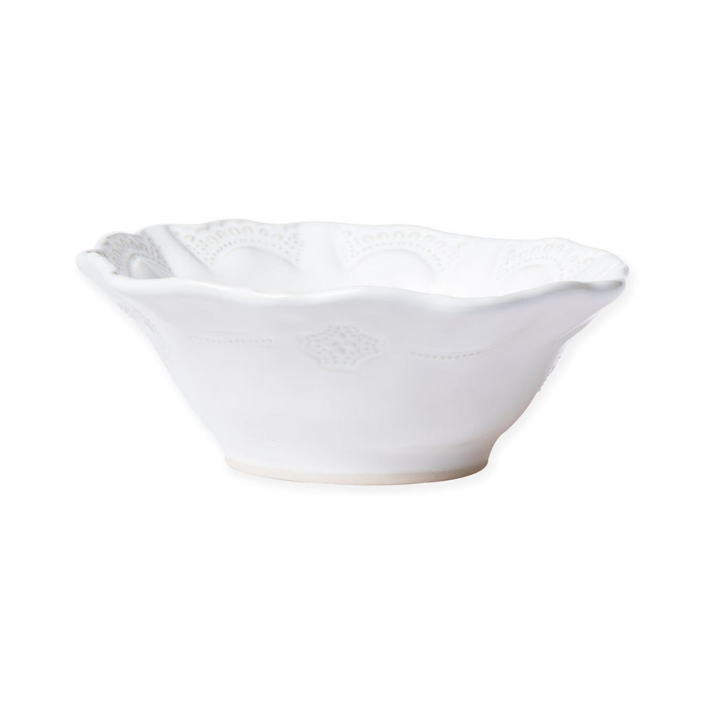 Vietri Incanto Stone White Lace Cereal Bowl - Charles Mayer