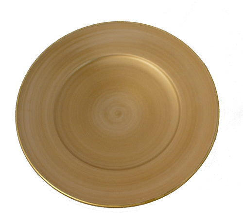 Anna Weatherley Brushed Gold Charger - Charles Mayer