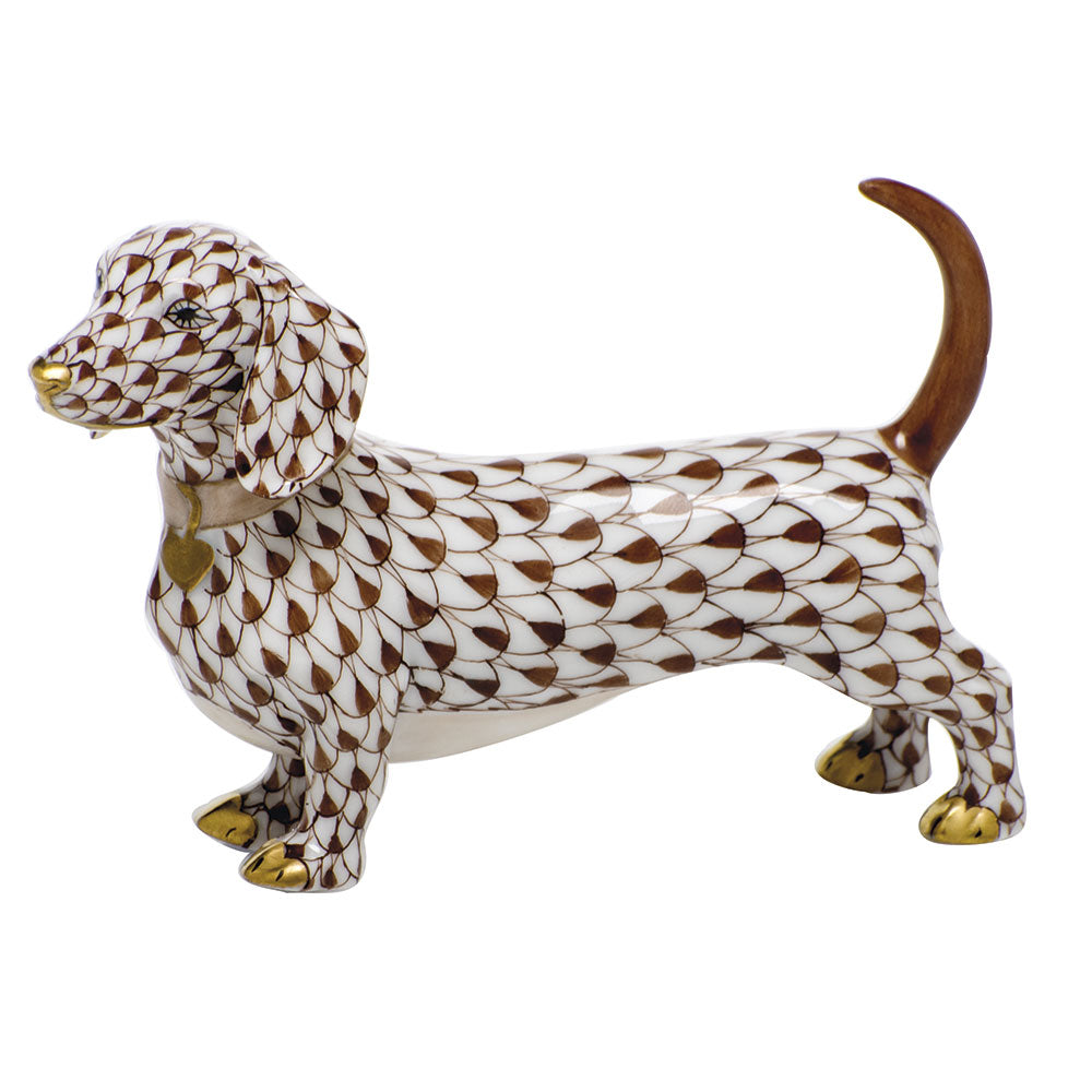 Herend Chocolate Dachshund - Charles Mayer
