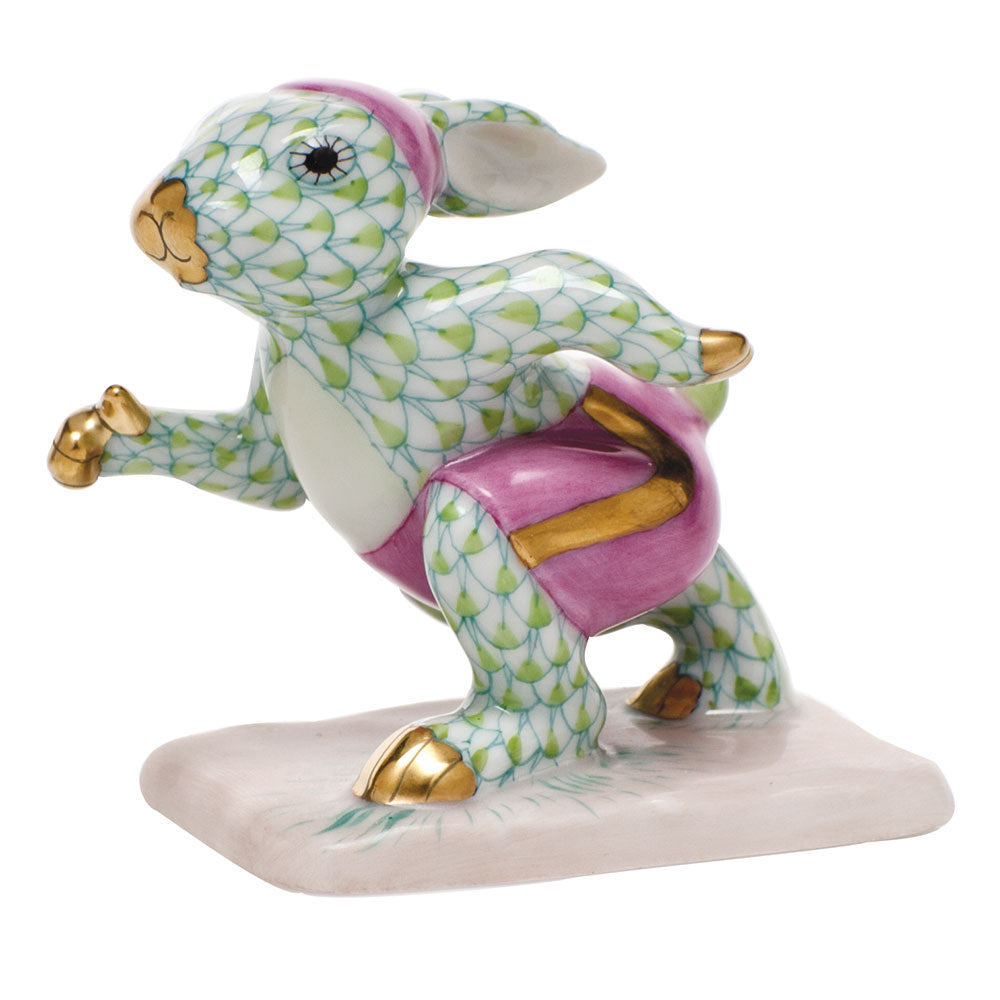 Herend Key Lime Running Bunny - Charles Mayer