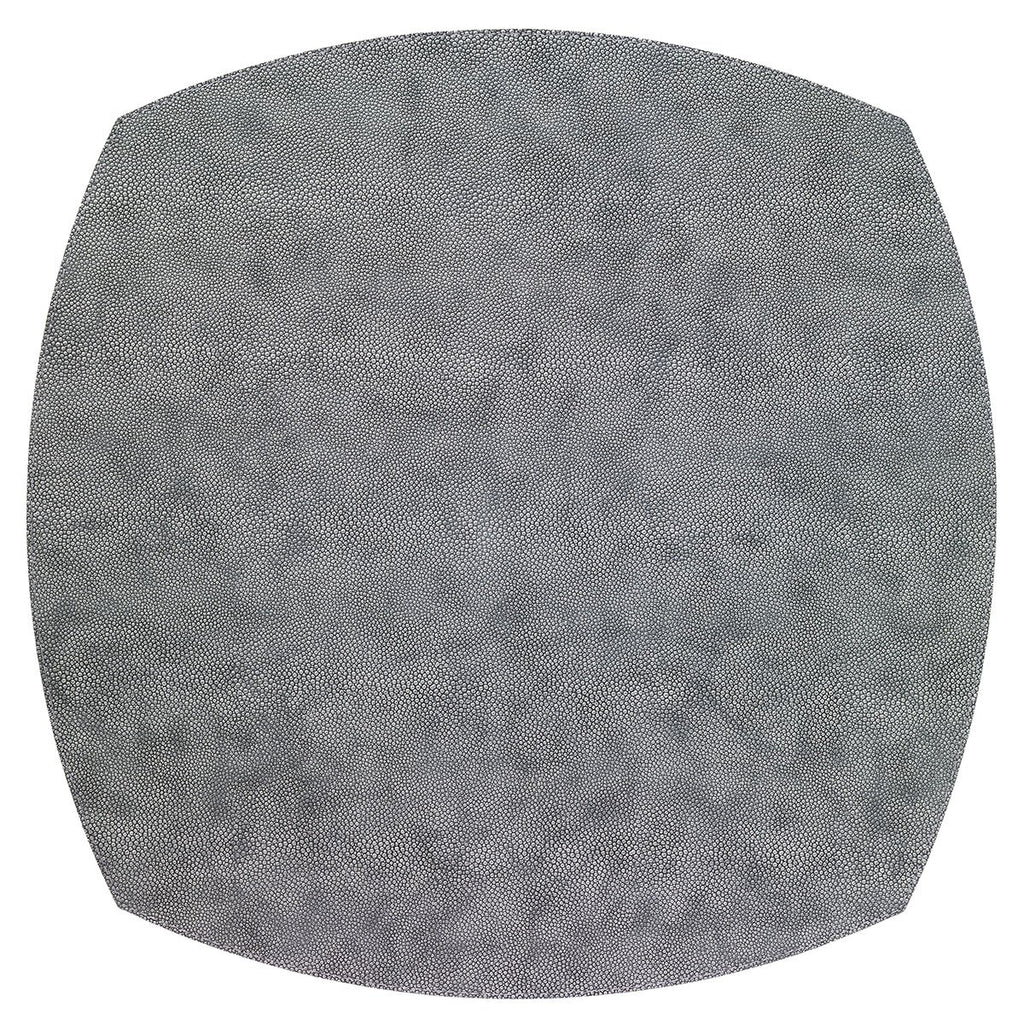 Bodrum Stingray Gray Square Elliptical Placemat - Charles Mayer