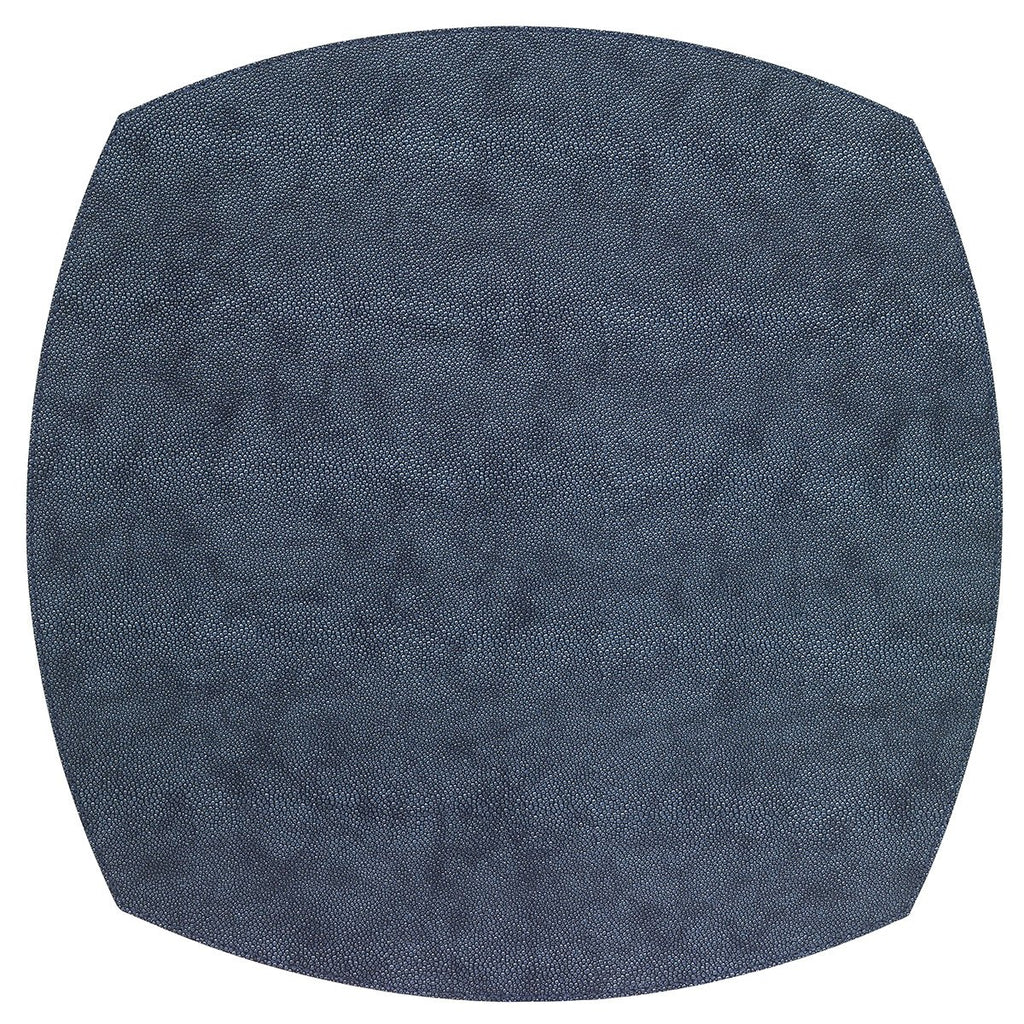 Bodrum Stingray Navy Square Elliptical Placemat - Charles Mayer
