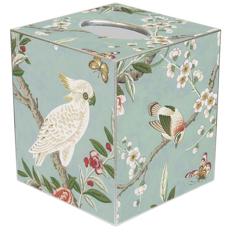 Birds and Blooms Tissue Box - Charles Mayer